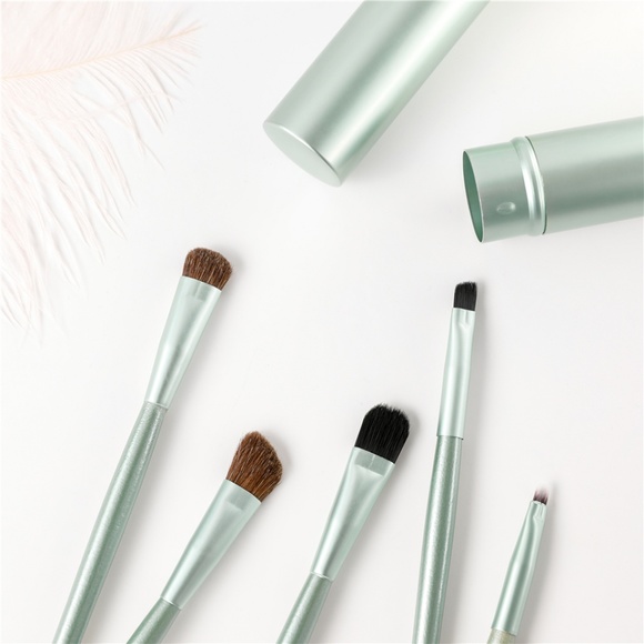 NEW 5pcs Portable Mini Eye Makeup Brushes Set - Picture 7 of 8